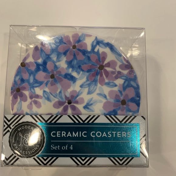Ceramic Coasters Set of 4 - Picture 4 of 4